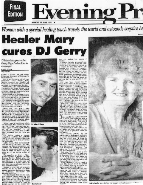 mary malone newspaper