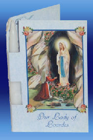 Lourdes Prayer Candle